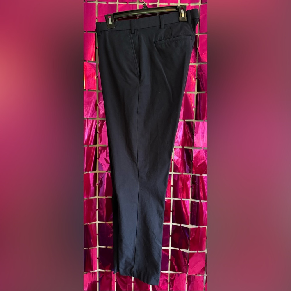 Lauren Ralph Lauren Men's Norton Active Navy Blue Size 32W x 32L  Dress Pants